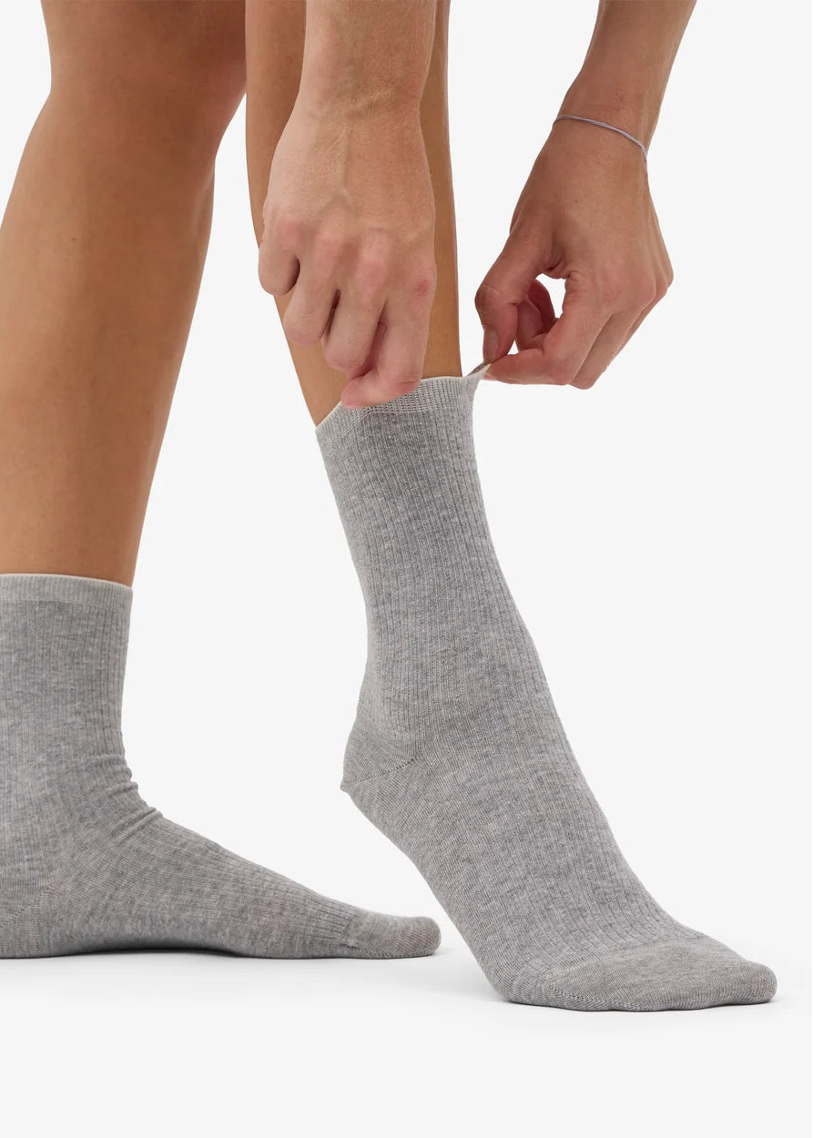 COLORFUL STANDARD Women's Classic Organic Sock - Heather Grey