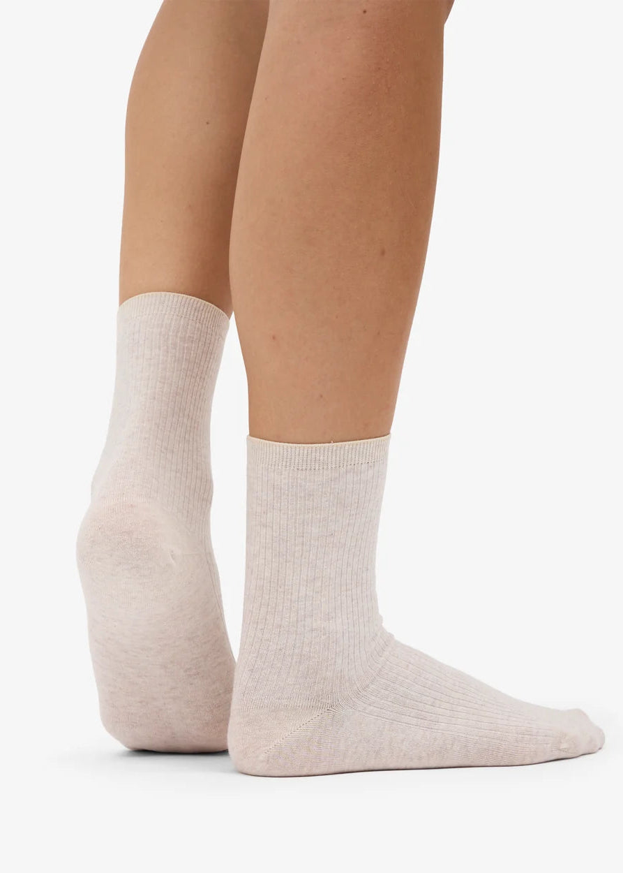 COLORFUL STANDARD Women's Classic Organic Sock - Ivory White