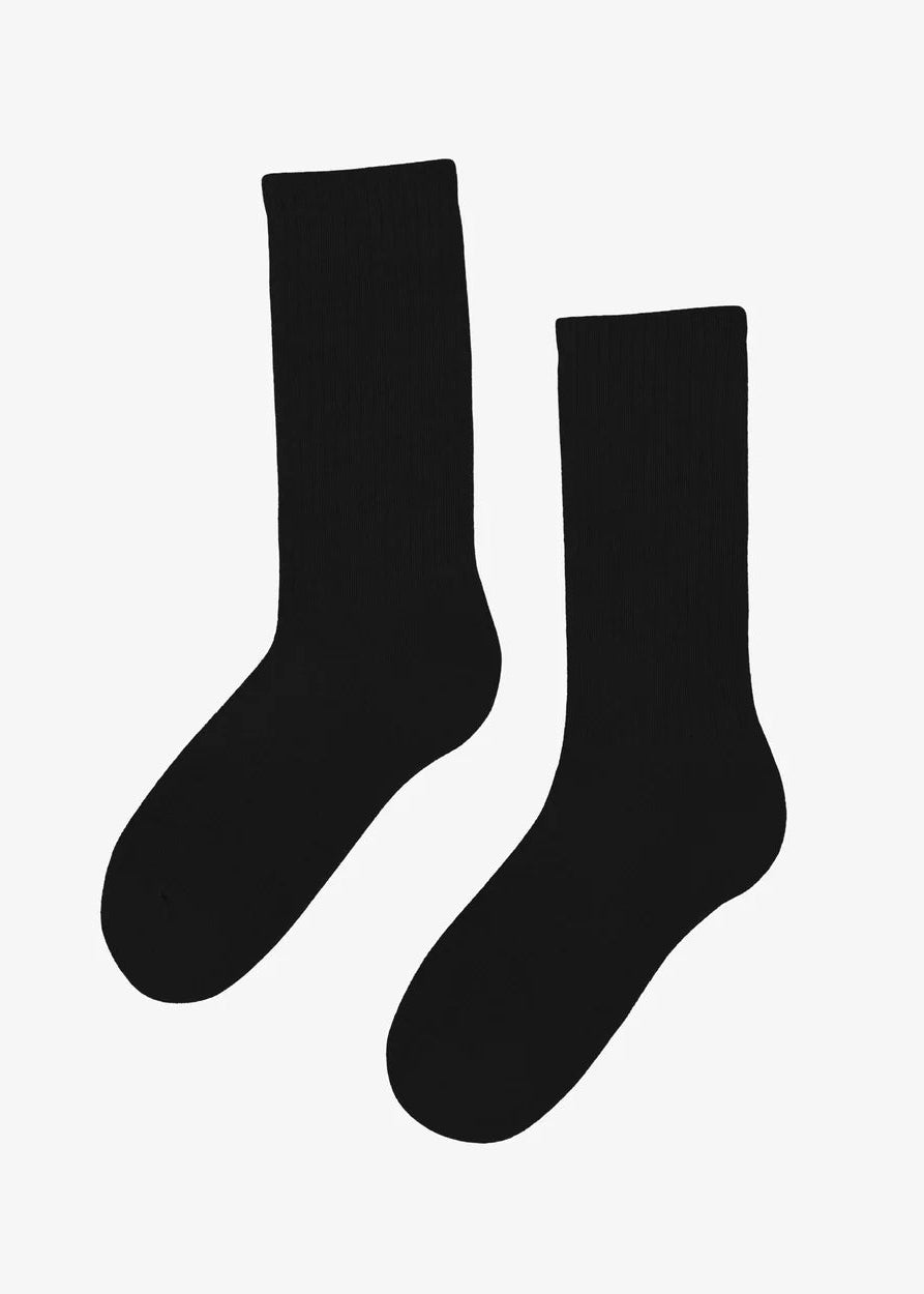 COLORFUL STANDARD Organic Active Sock - Deep Black
