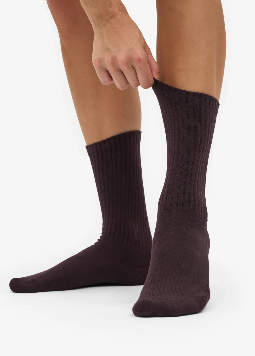 COLORFUL STANDARD Organic Active Sock - Coffee Brown