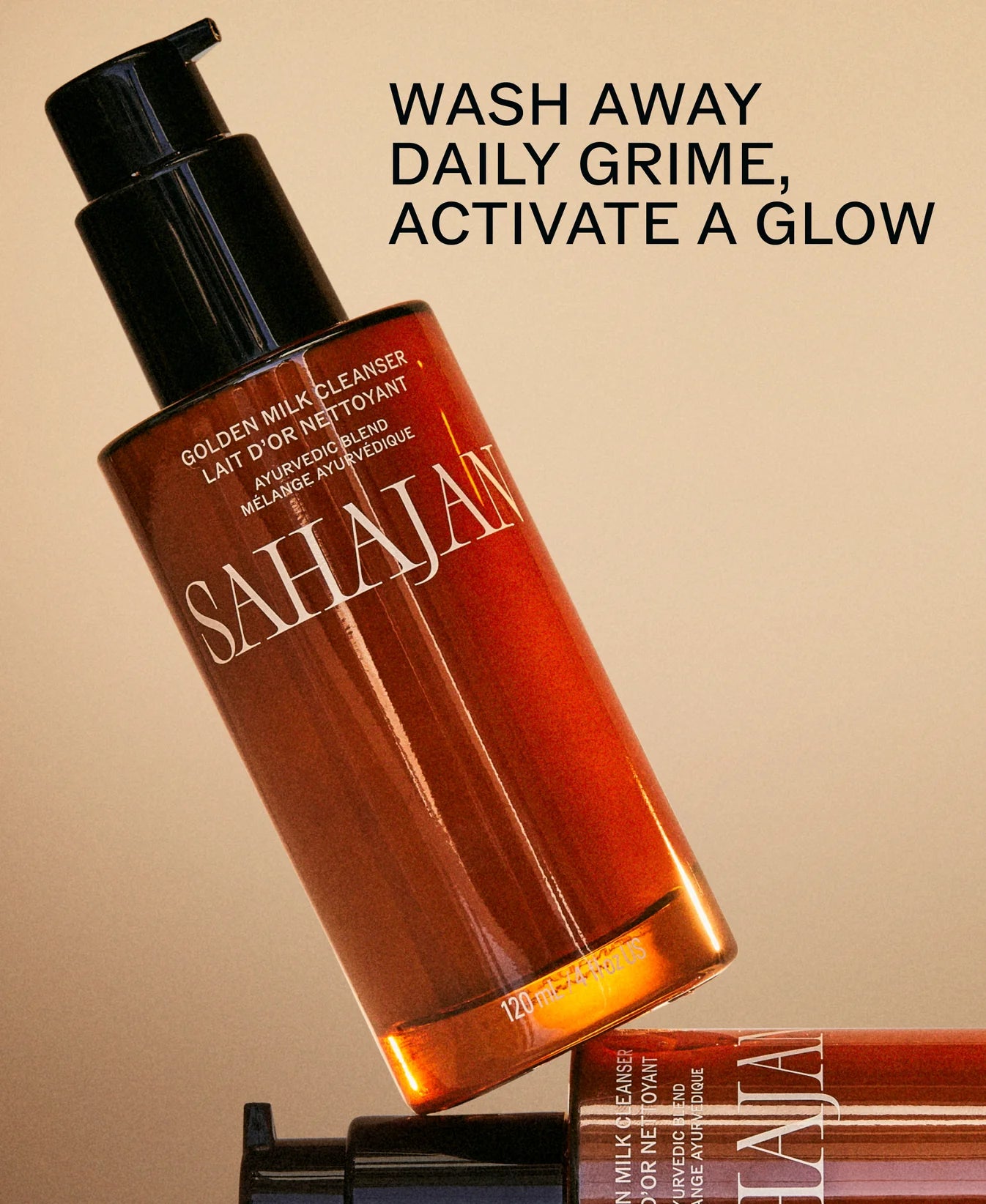 SAHAJAN Golden Milk Cleanser - 120ml/4floz