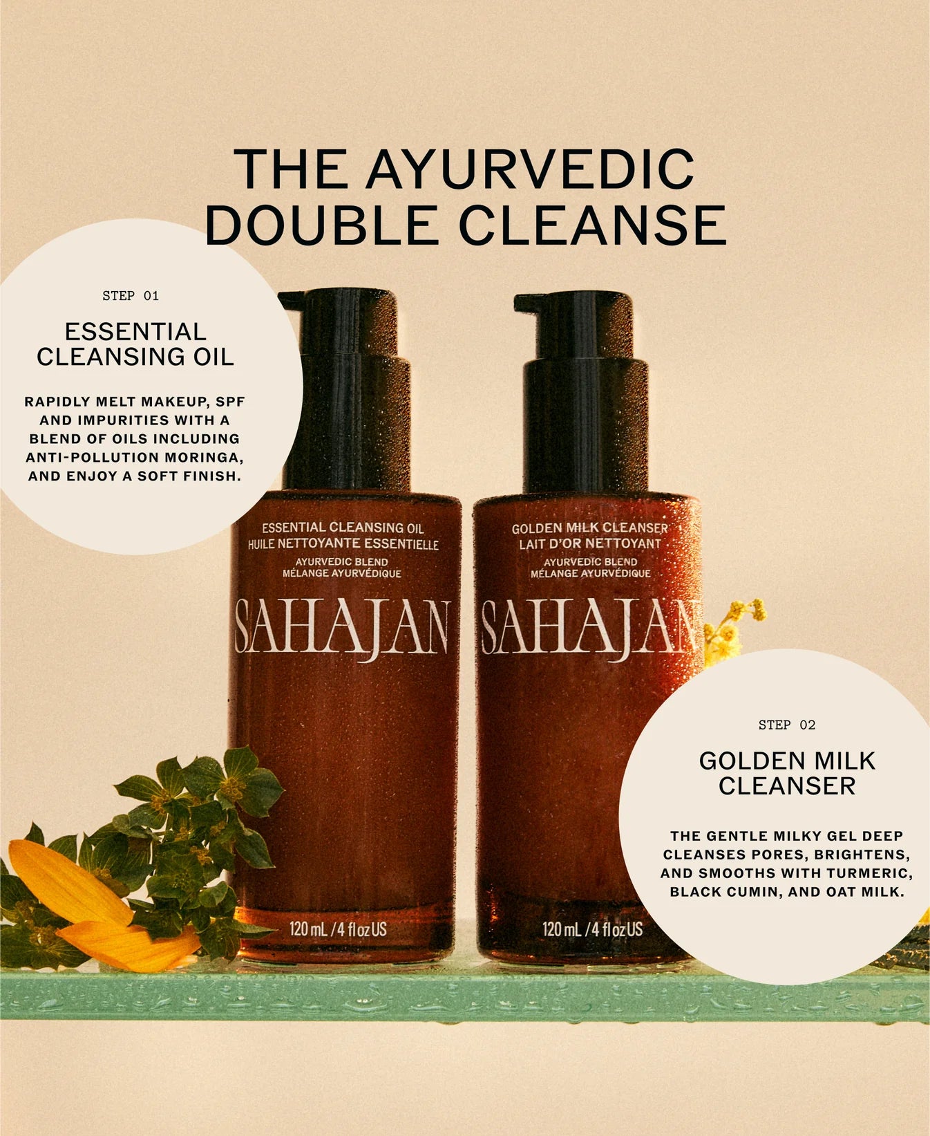 SAHAJAN Golden Milk Cleanser - 120ml/4floz