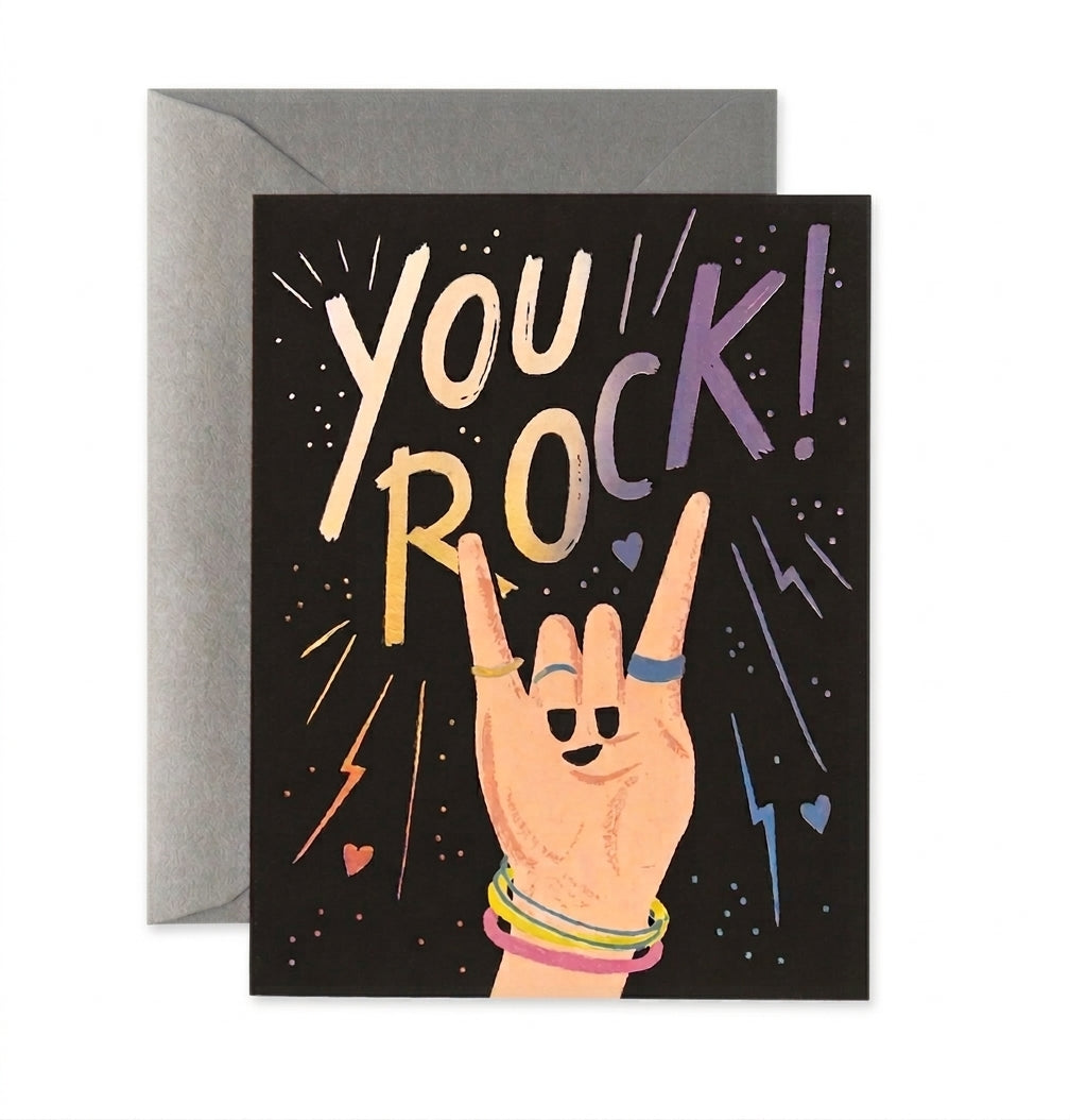 RIFLE PAPER You Rock Love & Friendship Card
