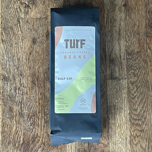 TURF Organic Half Caf Coffee Beans