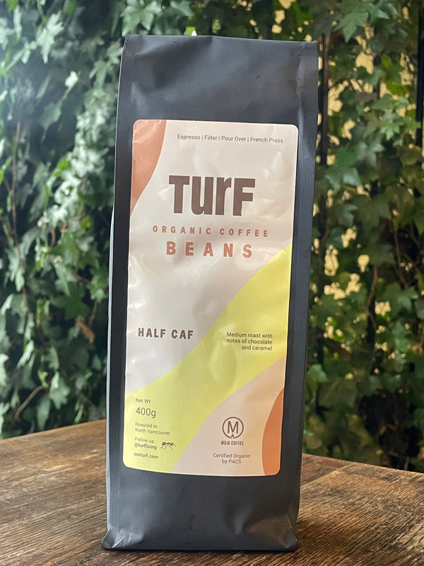 TURF Organic Half Caf Coffee Beans