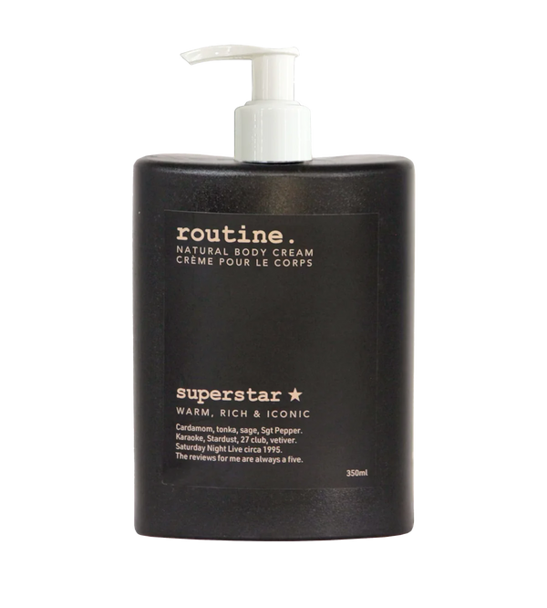 ROUTINE - SUPERSTAR NATURAL BODY CREAM 350ML