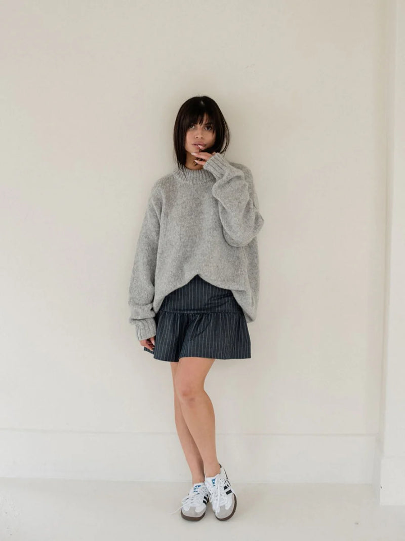 ONE WEDNESDAY Oversized Crewneck