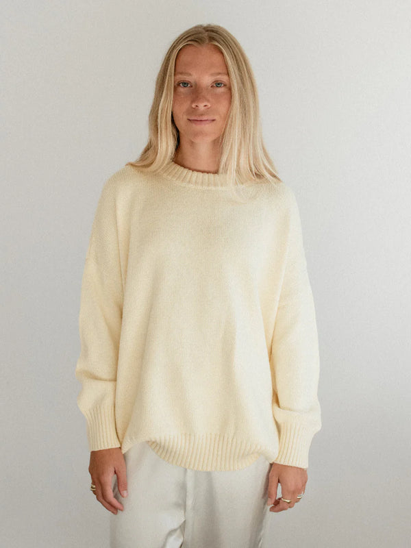 ONE WEDNESDAY Cotton Crewneck