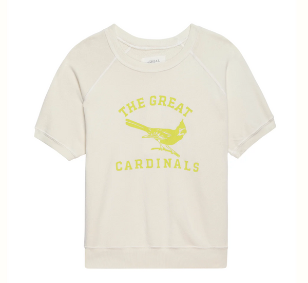 THE GREAT SS Sweatshirt w/ perched cardinal graphic