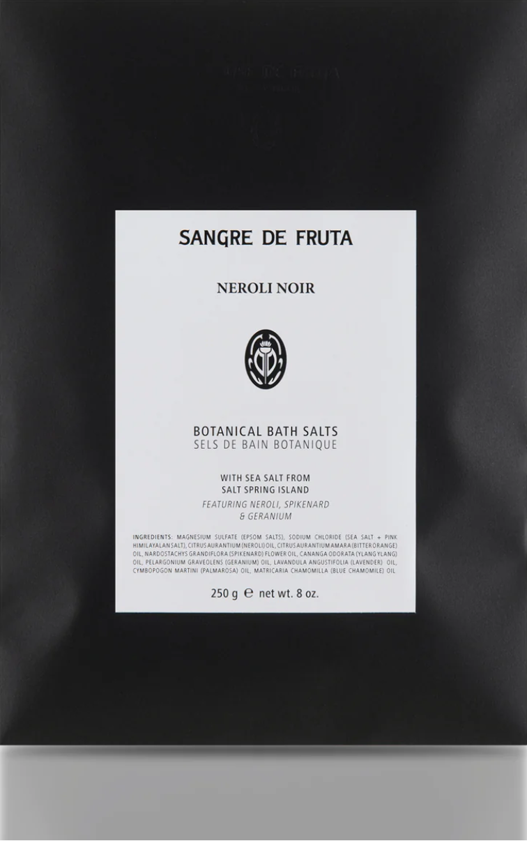 SANGRE DE FRUTA BOTANICAL - Bath Salts Neroli Noir