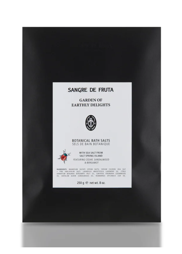 SANGRE DE FRUTA Bath Salts - Garden of Earthly Delights