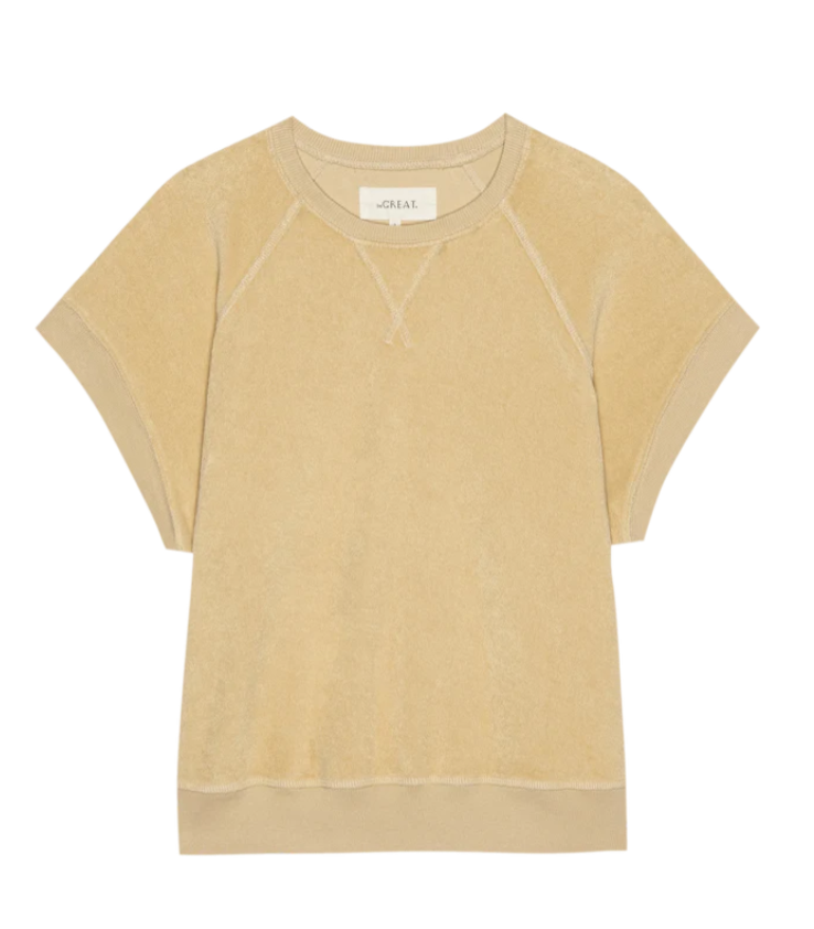 THE GREAT Micro Terry Wedge Sweatshirt