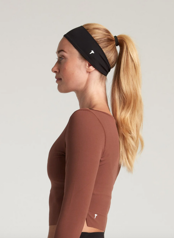 TURF ACTIVE Tame the Mane Headband (Black)