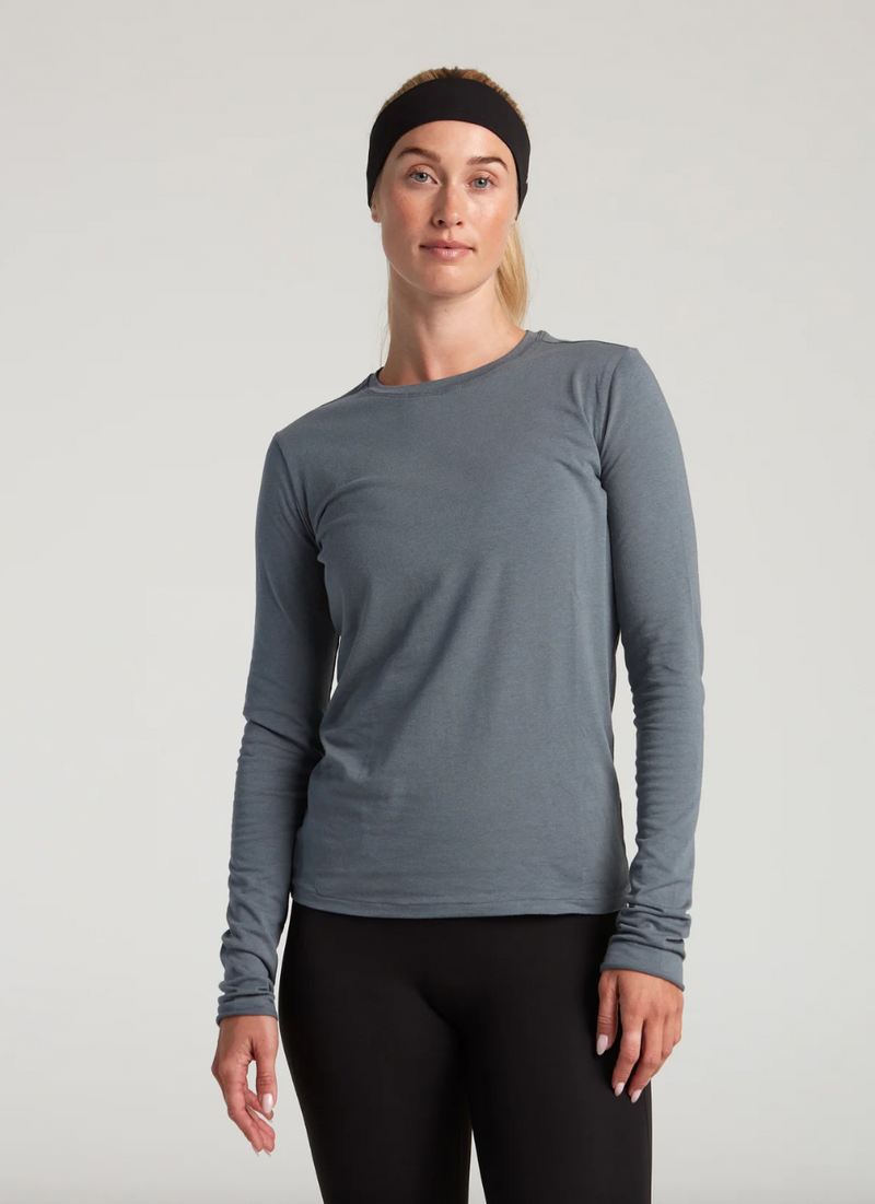 TURF ACTIVE Long Sleeve Tee (Stone)