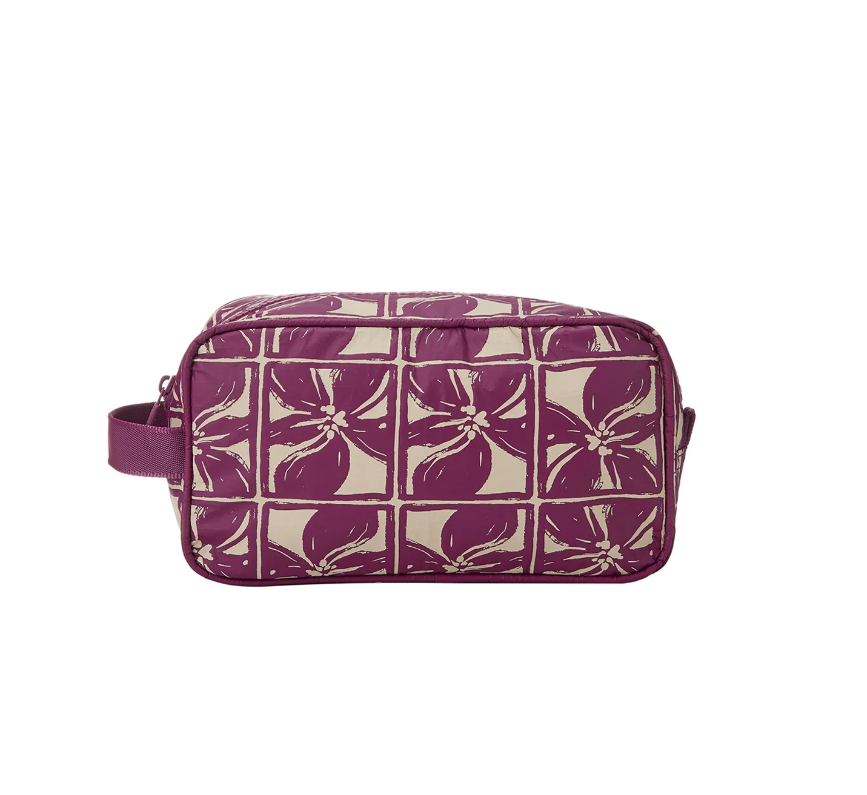 Aloha Dopp Kit - Lattice - Sandstone Plum