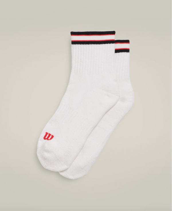 WILSON Quarter-Length Stripe Sock