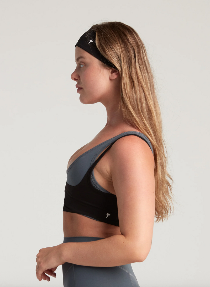 TURF ACTIVE Plunge Bra (Stone)