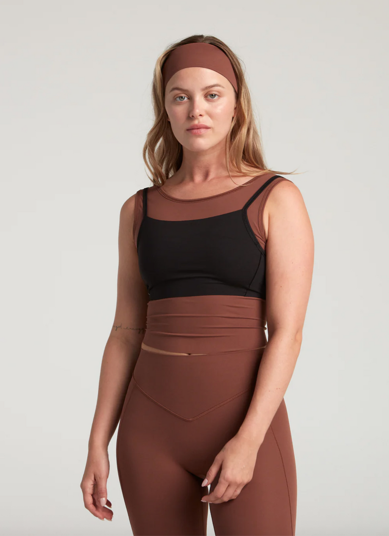 TURF ACTIVE Corsettish Top (Black)