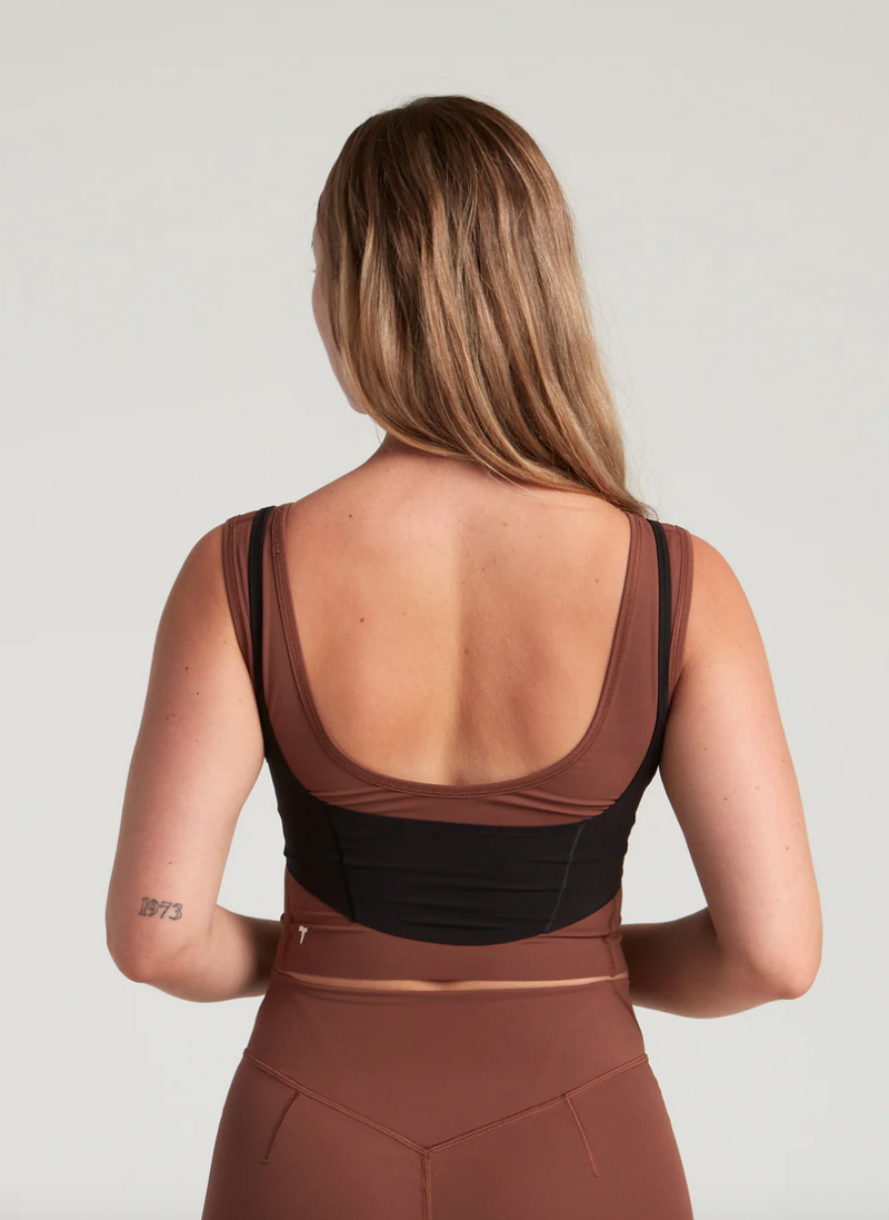 TURF ACTIVE Corsettish Top (Black)