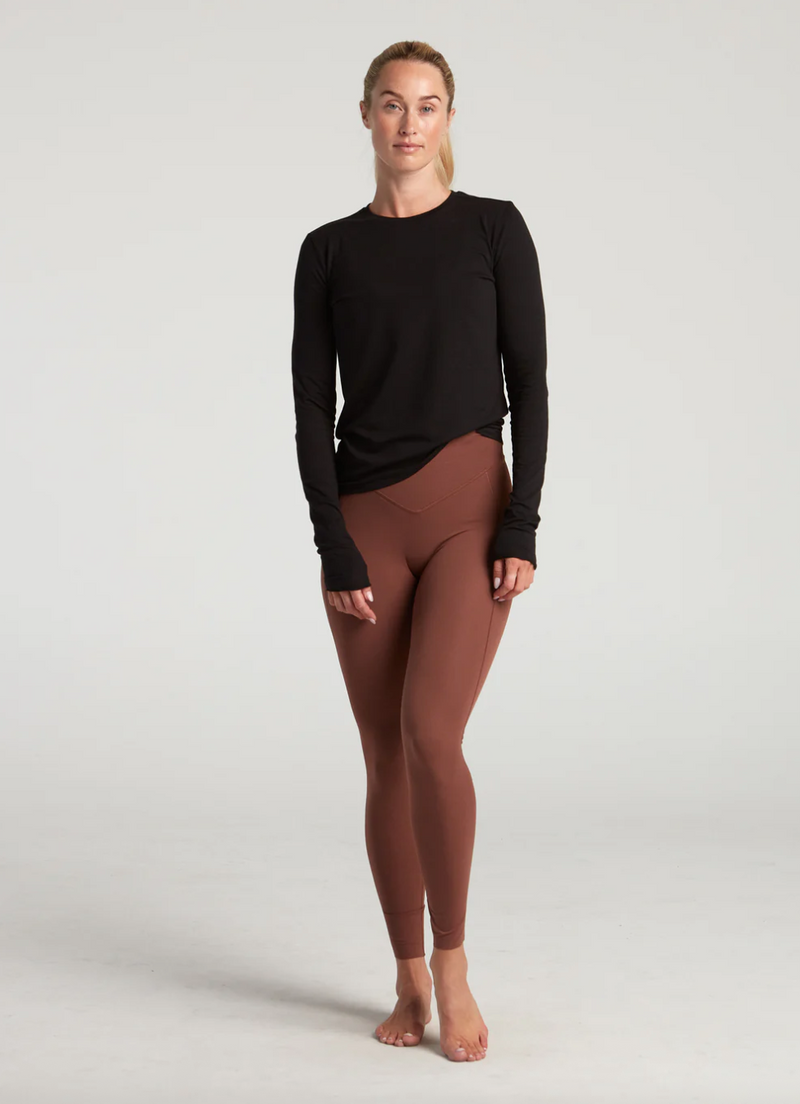 TURF ACTIVE Long Sleeve Tee (Black)