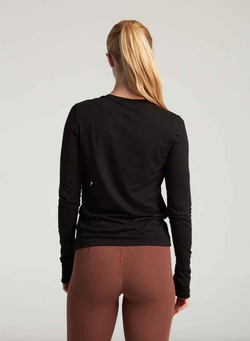 TURF ACTIVE Long Sleeve Tee (Black)