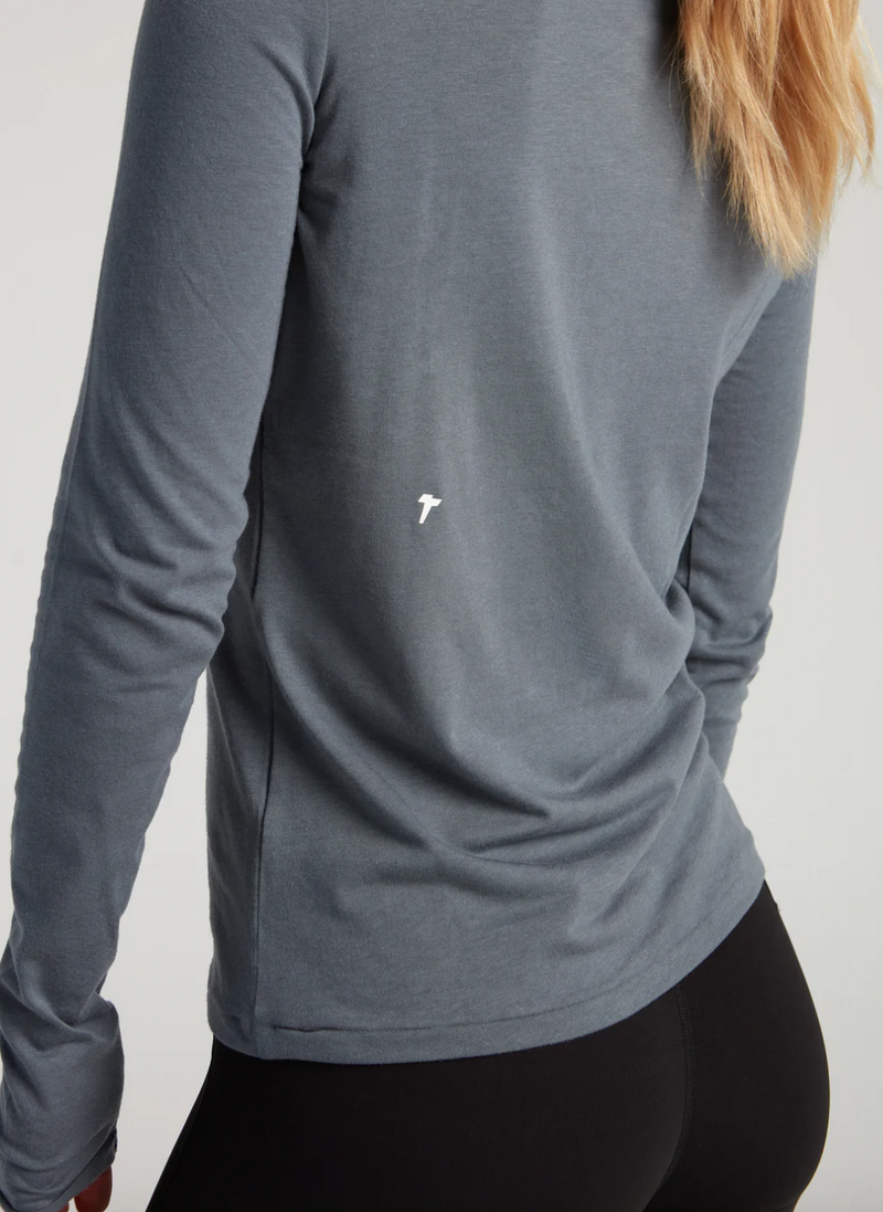 TURF ACTIVE Long Sleeve Tee (Stone)