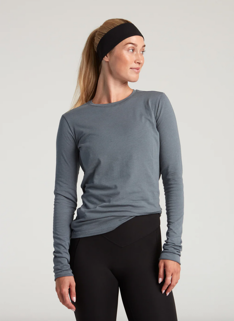 TURF ACTIVE Long Sleeve Tee (Stone)