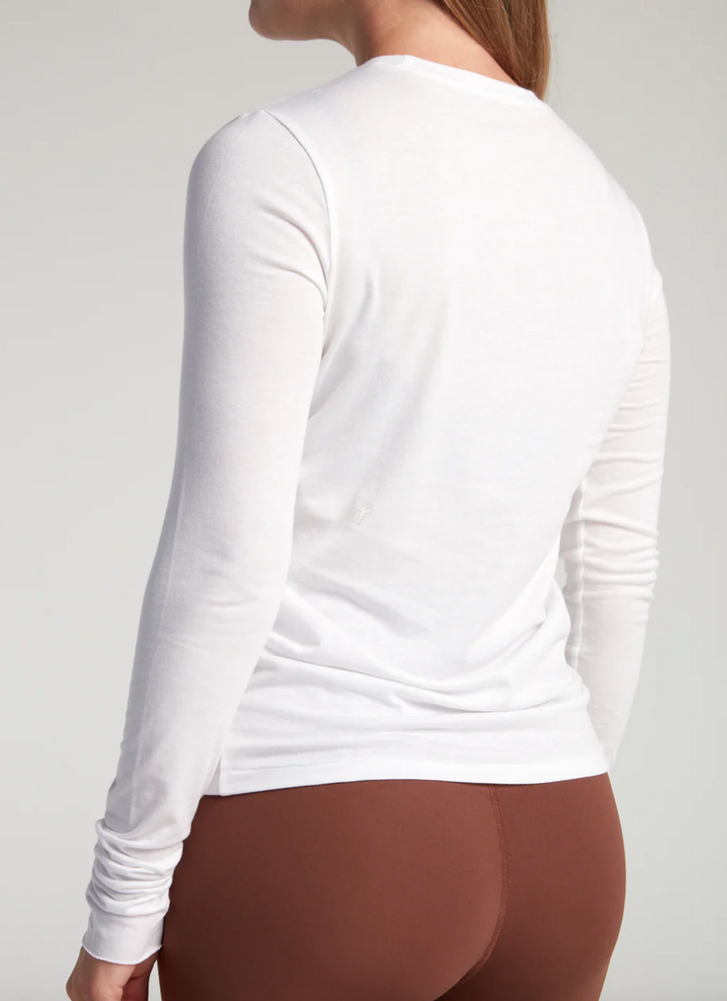 TURF ACTIVE Long Sleeve Tee (White)