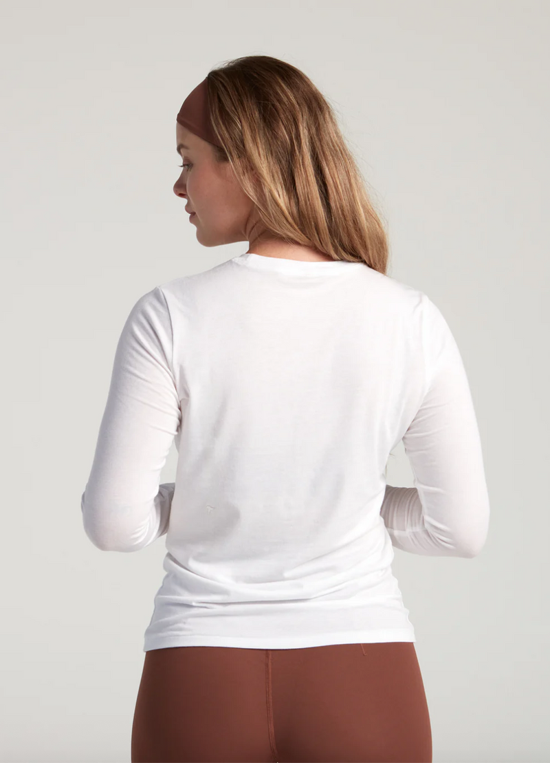 TURF ACTIVE Long Sleeve Tee (White)