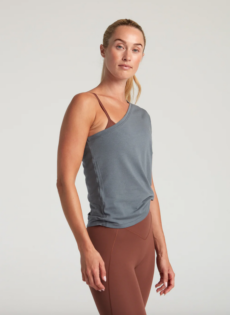 TURF ACTIVE Off The Shoulder Tee Shirt (Stone)