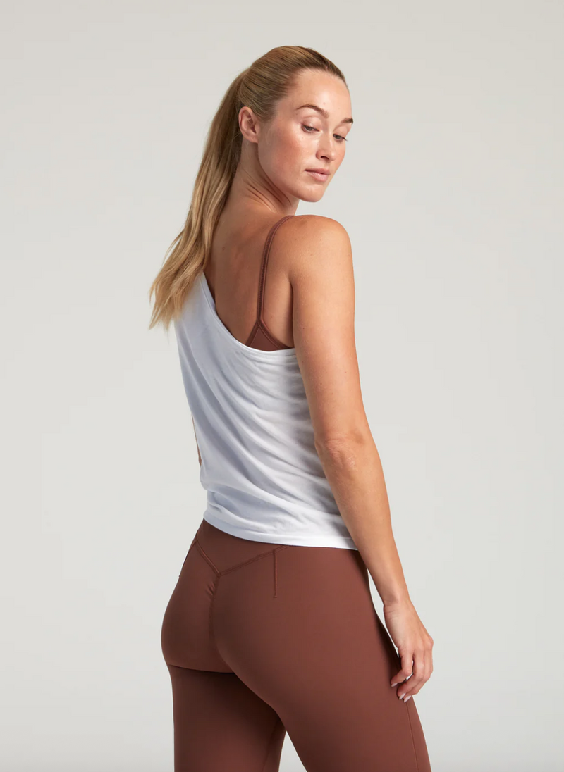 TURF ACTIVE Off The Shoulder Tee Shirt (White)