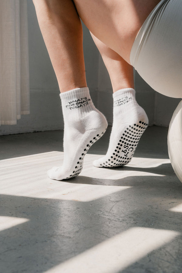 THE PILATES SOCK COMPANY What's for Snack Today?