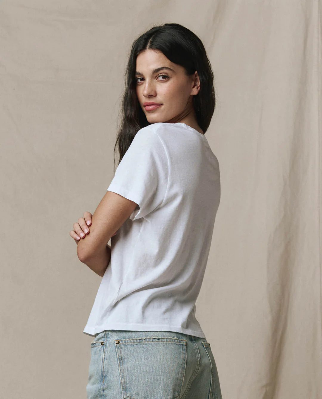 THE GREAT Little Tee True White