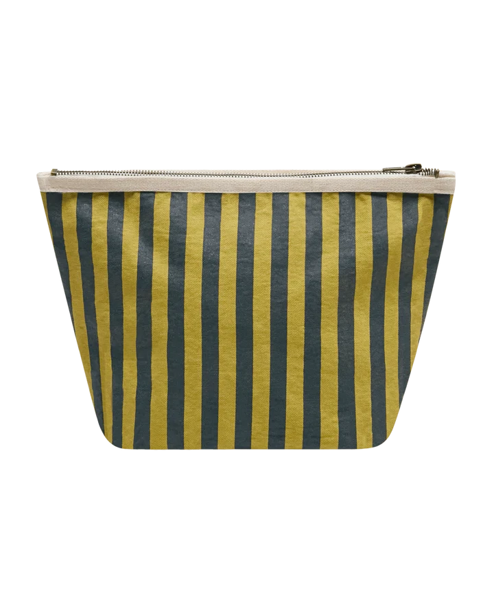 THE GREAT The Stripe Pouch - Citron Stripe