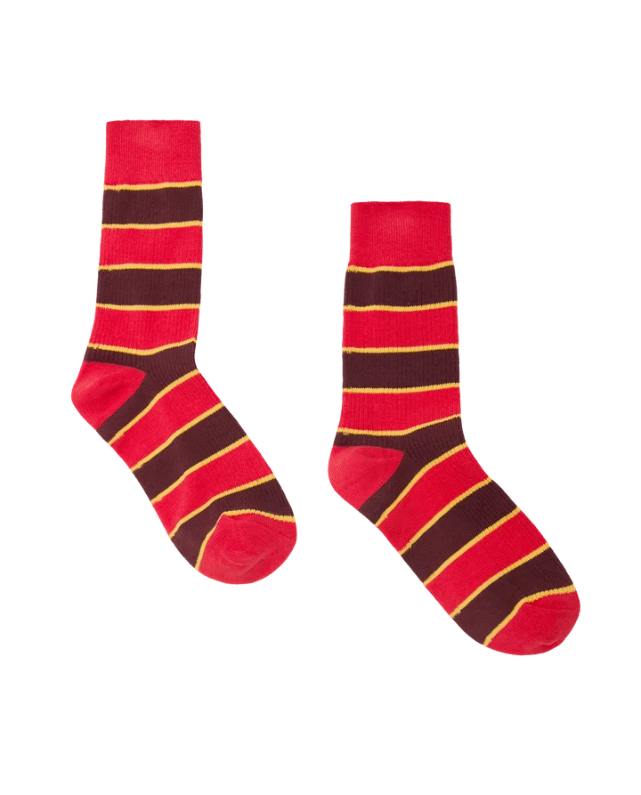 THE GREAT The Collegiate Sock - Hot Red