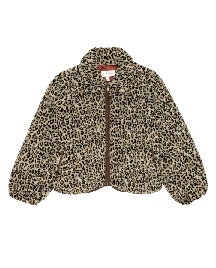 THE GREAT The Vail Jacket - Tan Leopard