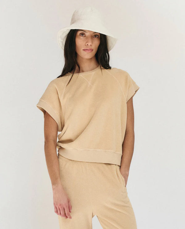 THE GREAT Micro Terry Wedge Sweatshirt