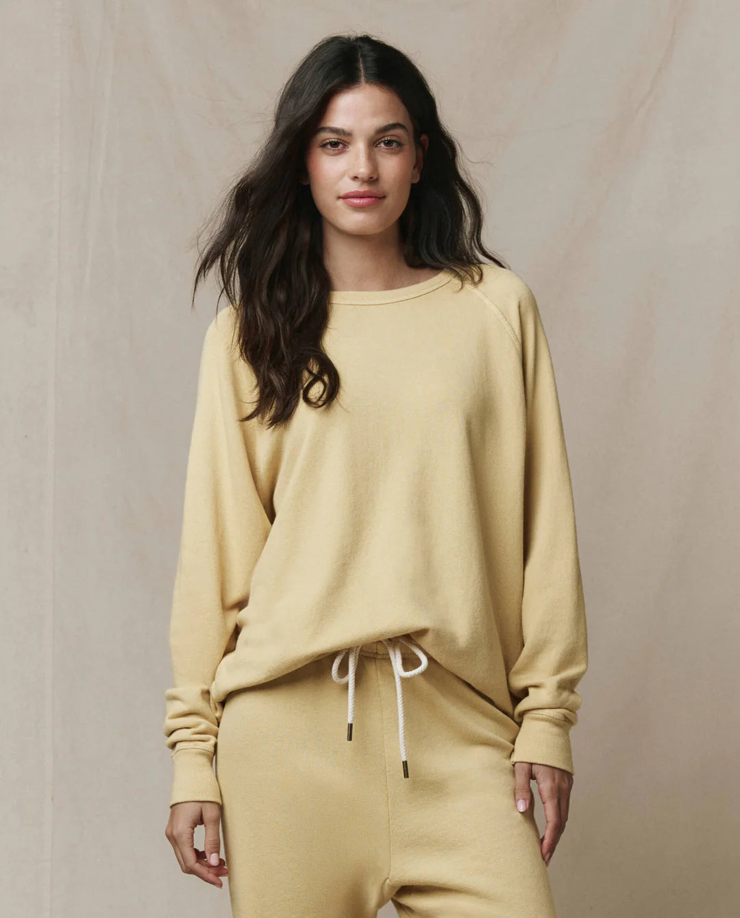 THE GREAT College Sweatshirt - Butter Yellow