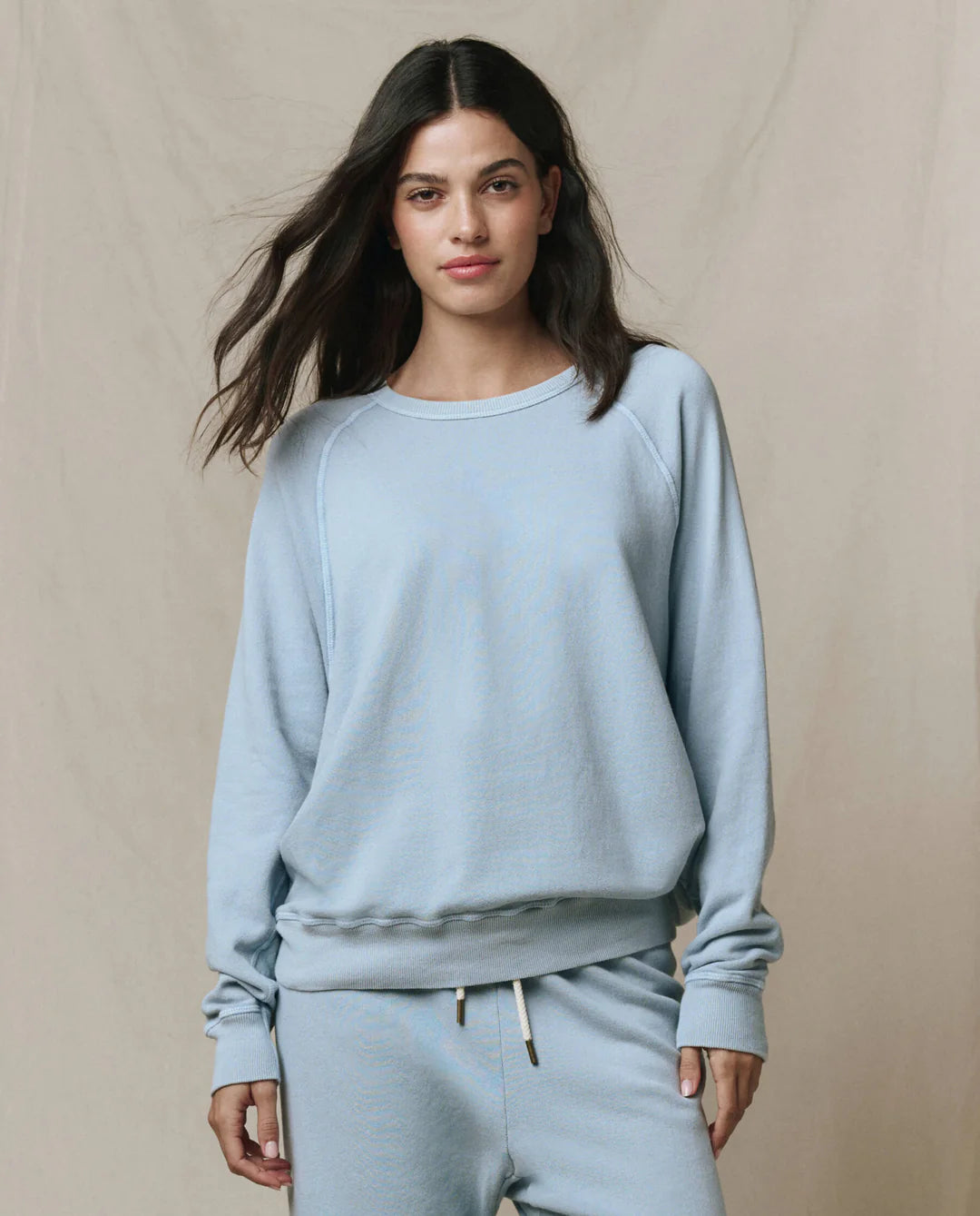 THE GREAT College Sweatshirt - Whisper Blue