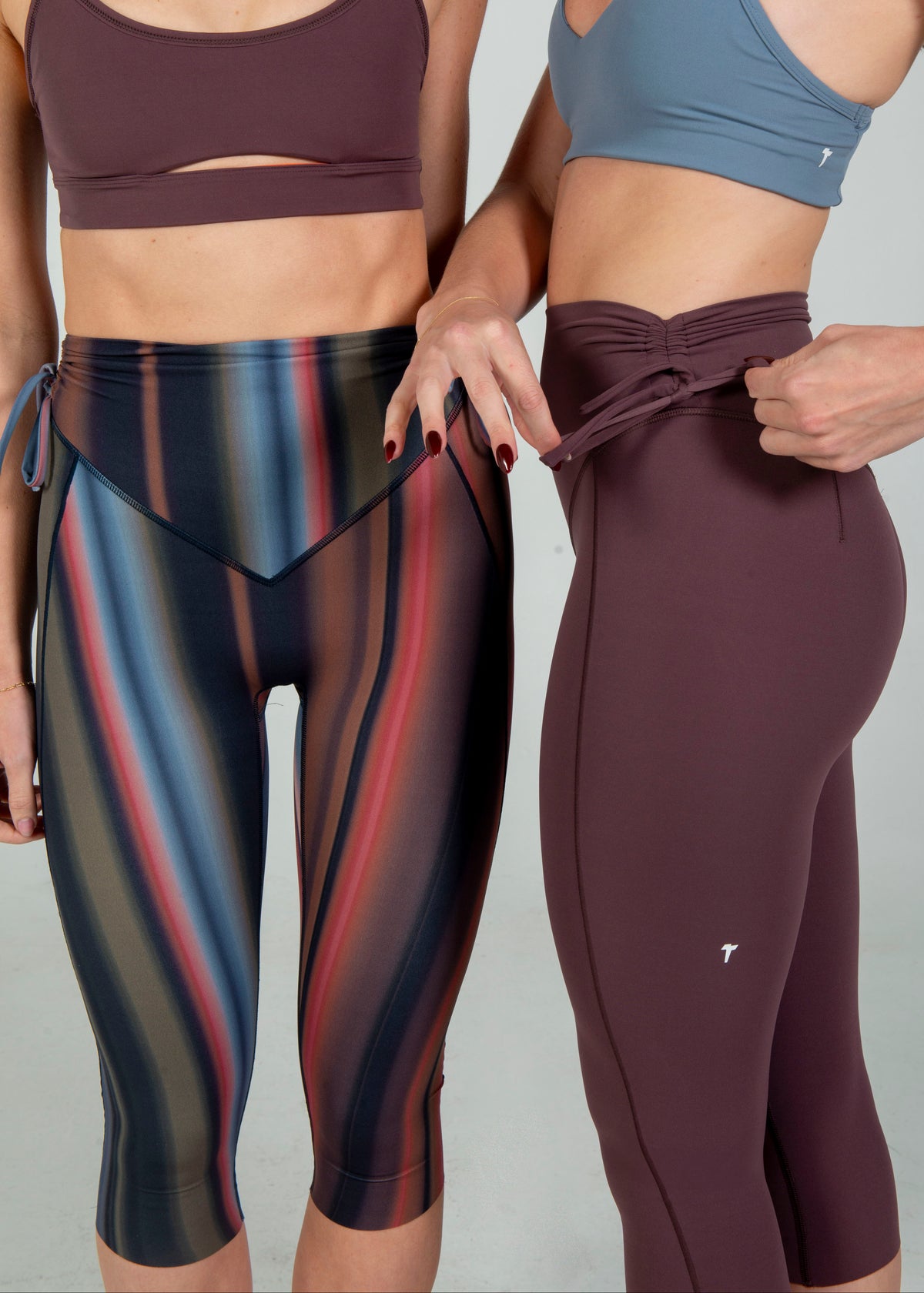 TURF ACTIVE meta Elevate Capri - Stripe