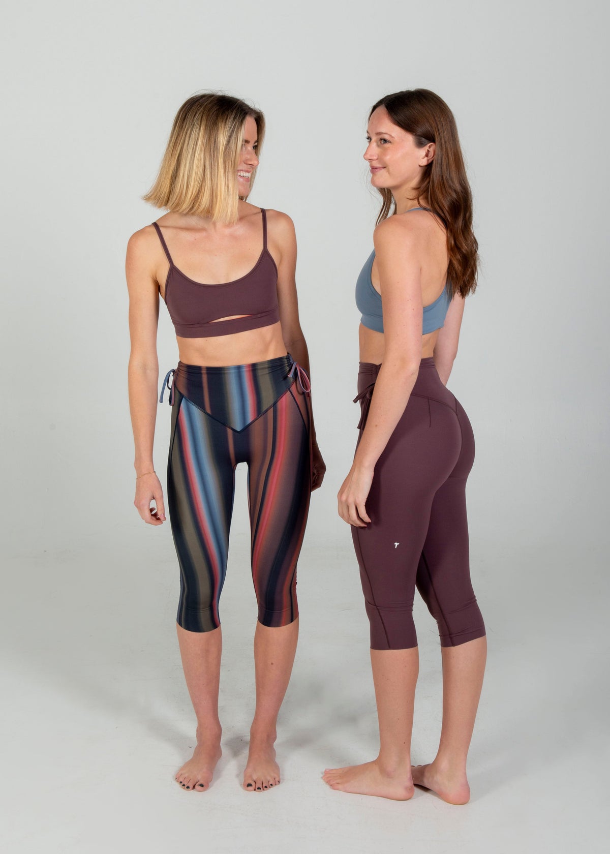 TURF ACTIVE meta Elevate Capri - Stripe
