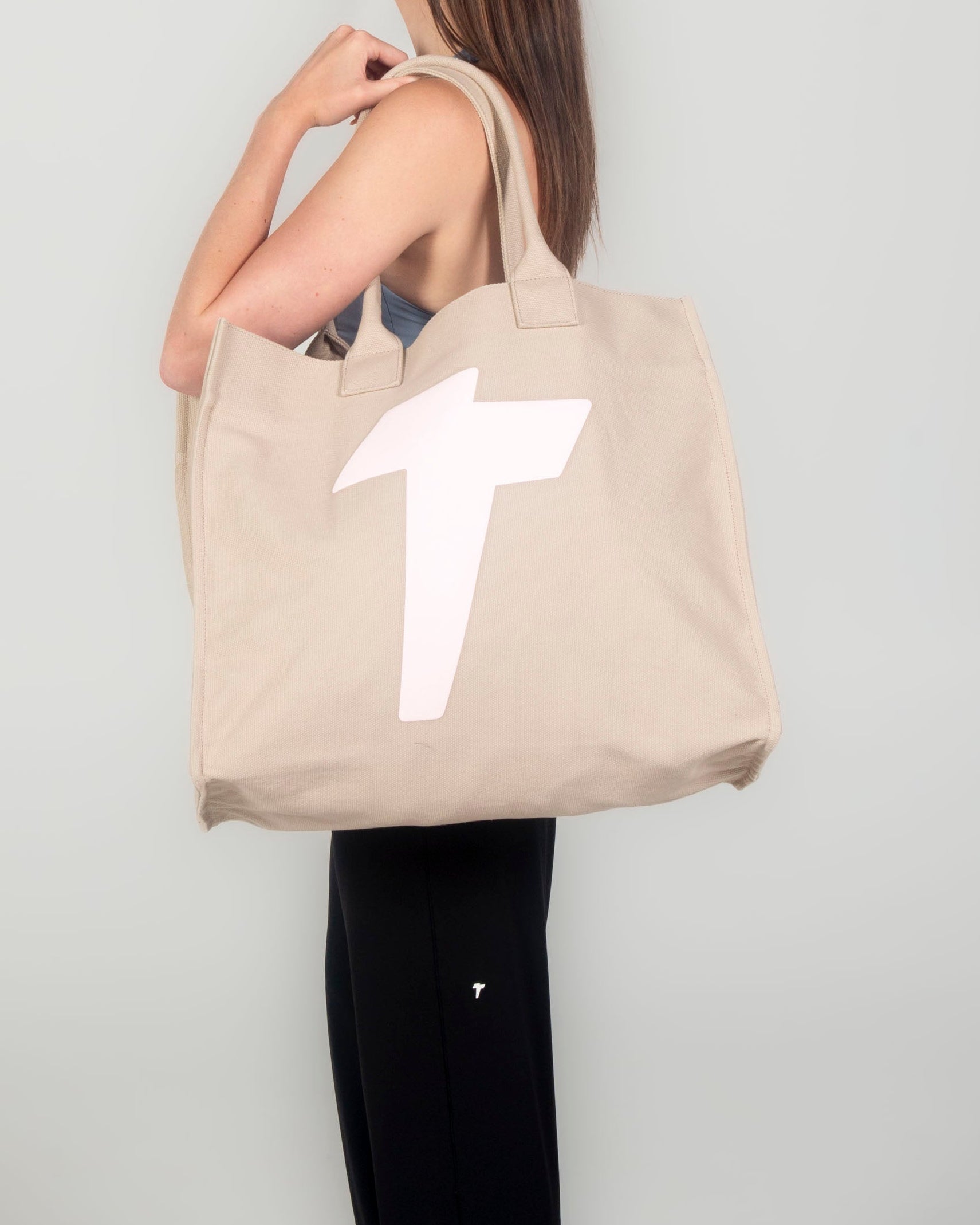 TURF ACTIVE Market Tote (Sesame + Pink)