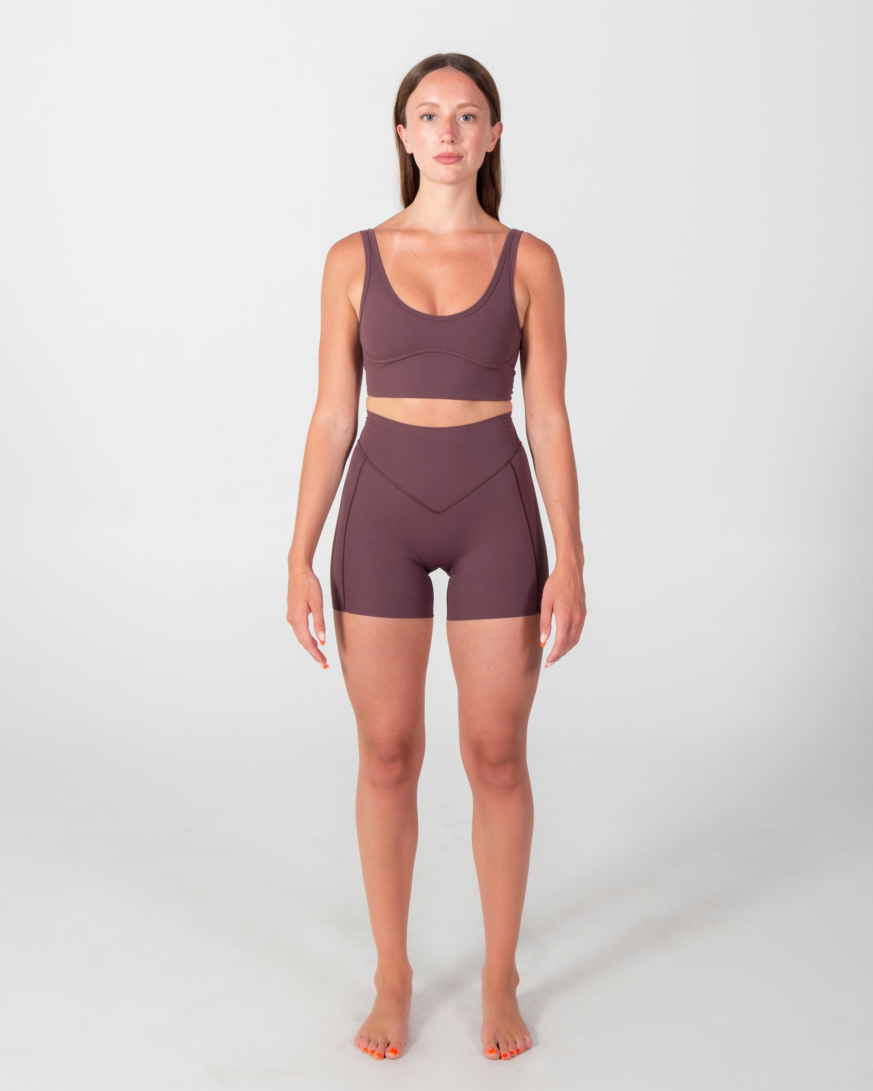 TURF ACTIVE Studio Long Line Bra (Chianti)