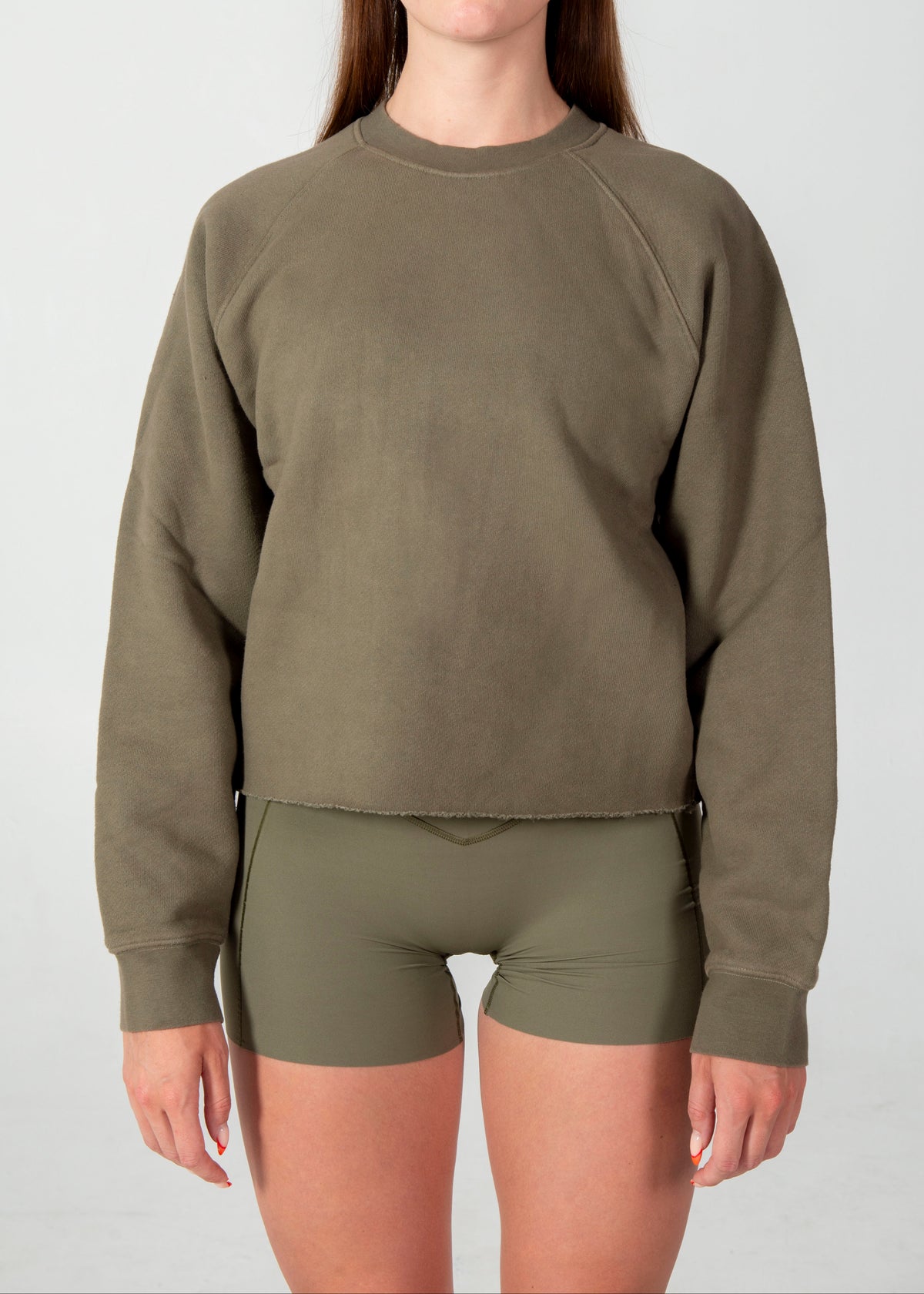 TURF ACTIVE HANGOUT CREW - Olive