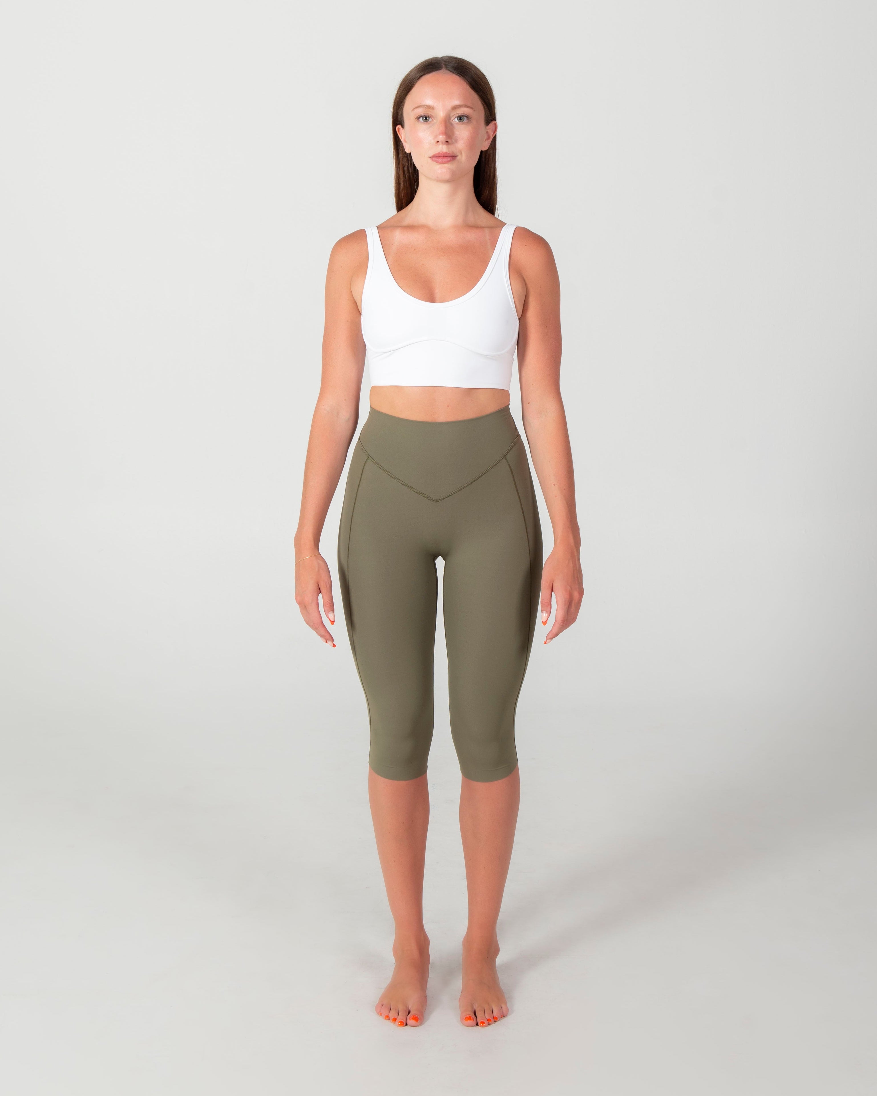 TURF ACTIVE Studio Long Line Bra (White)