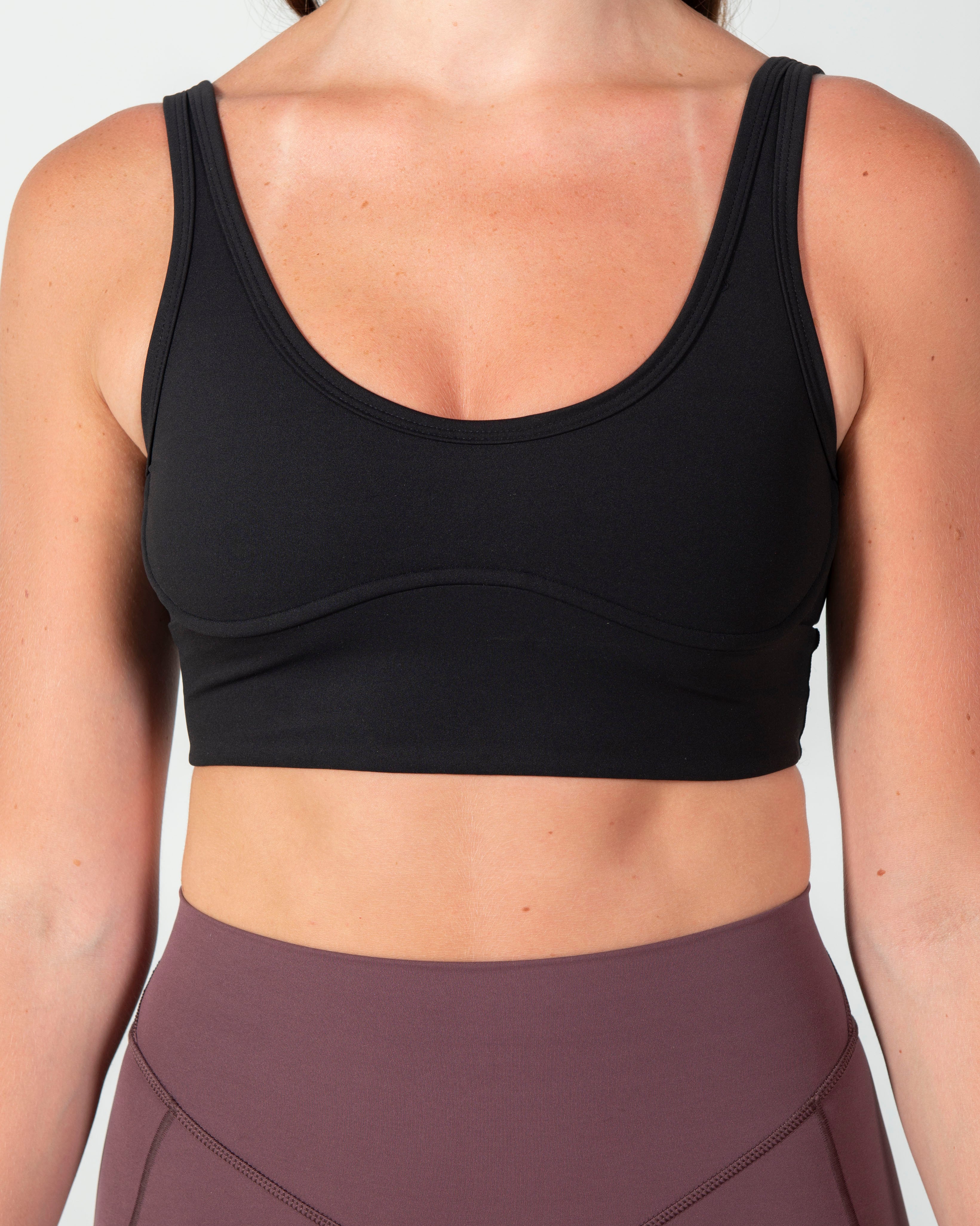 TURF ACTIVE Studio Long Line Bra (Black)