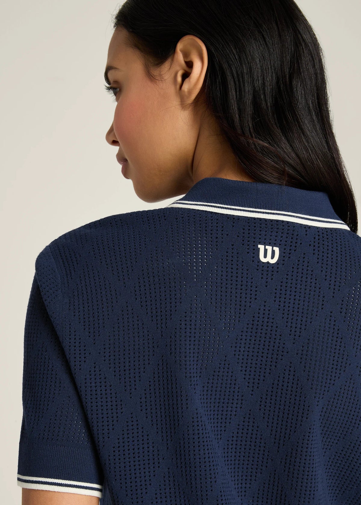 WILSON Addison Knit Polo - Navy
