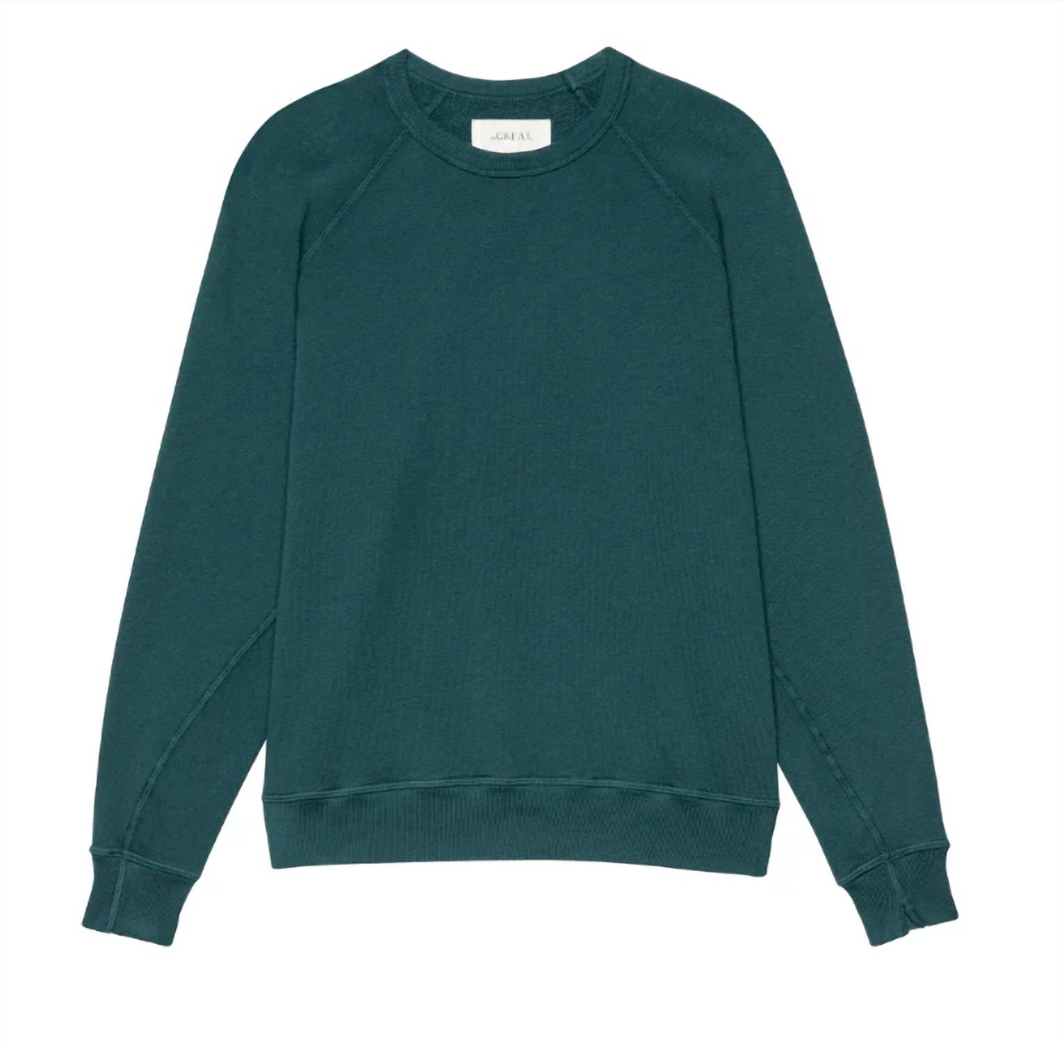 THE GREAT The College Sweatshirt - Dark Slate