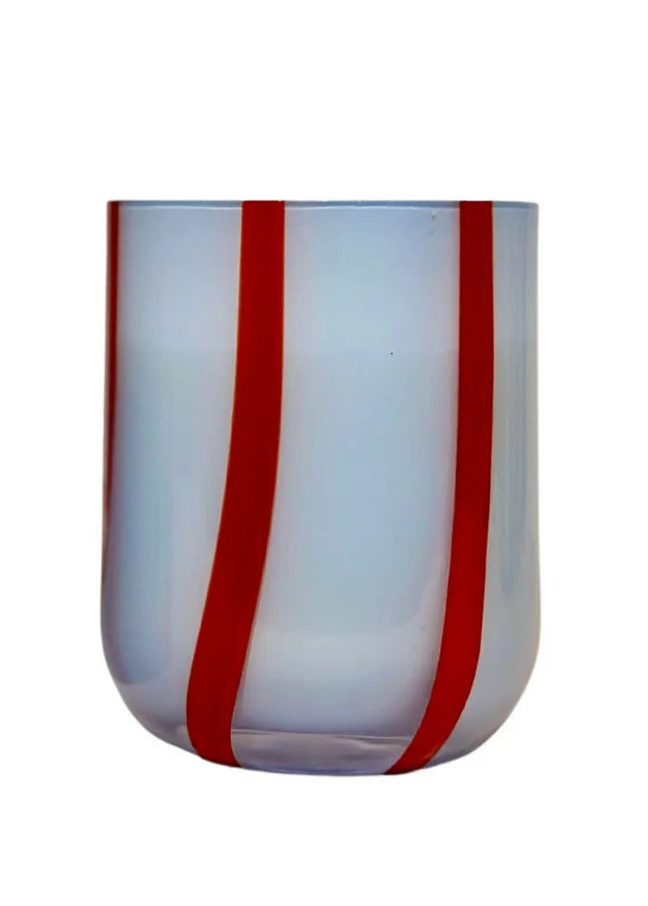MAEGEN Atina Striped Tumbler - Blue & Red