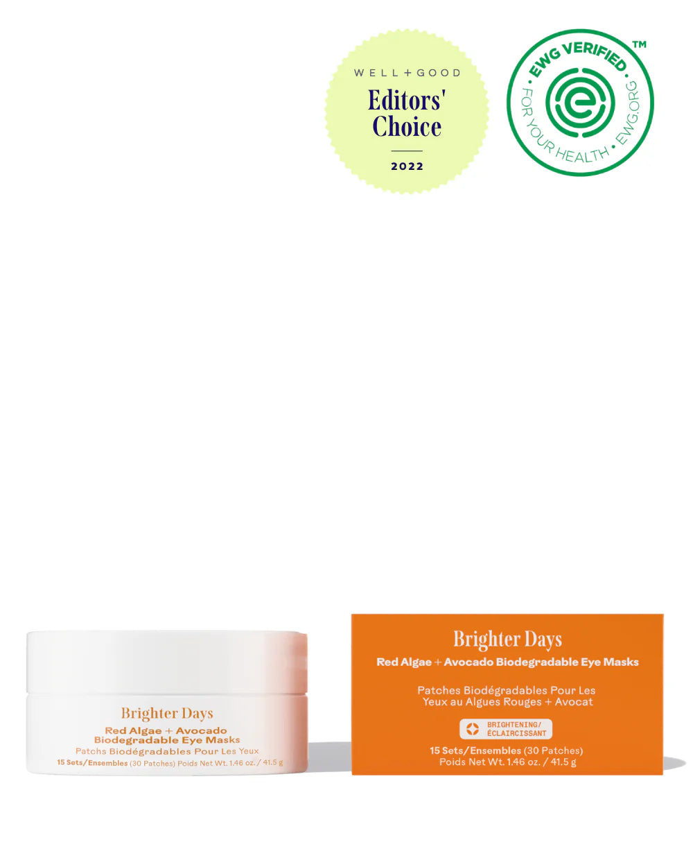 THREE SHIPS Brighter Days™ Biodegradable Eye Masks